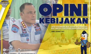 Kanwil Kemenkumham Riau Gelar 'Opini' Bersama Lapas Pekanbaru