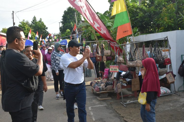 Resmikan Pasar Kreatif Pargoy, Walikota Metro Berharap Usaha Sektor Ekonomi Berkembang