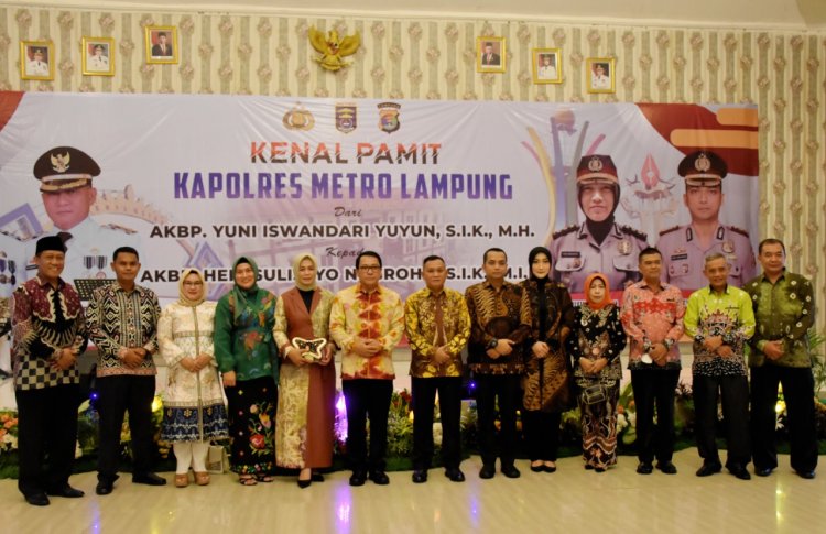 Walikota Dan Wakil Walikota Metro Hadiri Kenal Pamit Kapolres Metro