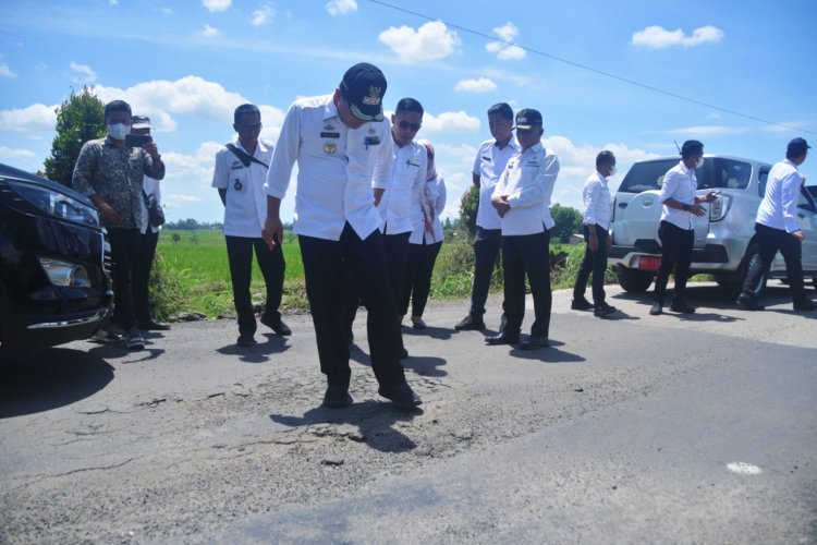 Walikota Dan Wakil Walikota Metro Tinjau Infrastruktur Dan Jalan Rusak