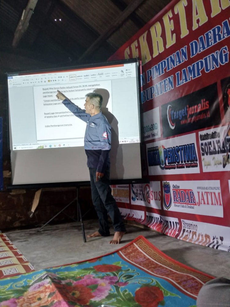 Gelar Diklat Jurnalistik, DPD SPI Lampung Barat Undang Asesor Berlisensi BNSP