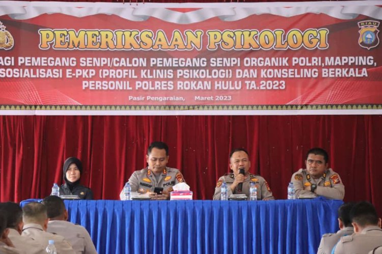Polda Riau Periksa Psikologi Pemegang Senpi Polres Rohul