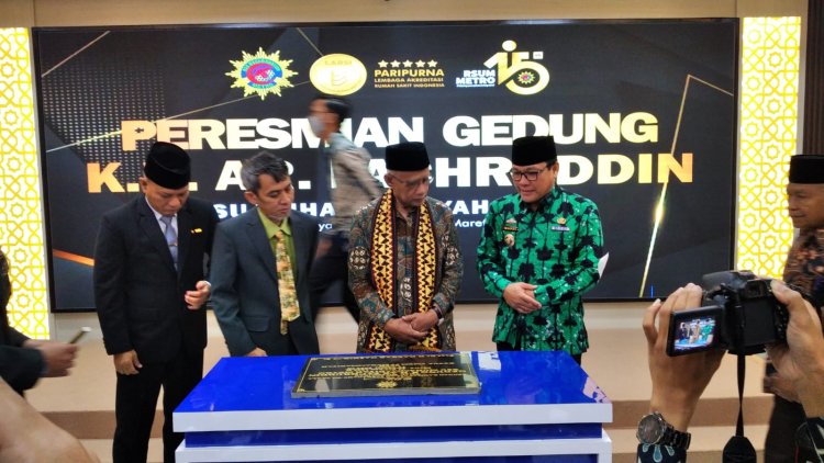 Ketua Umum PP Muhammadiyah Hadiri Peresmian Gedung RSU Muhammadiyah Metro