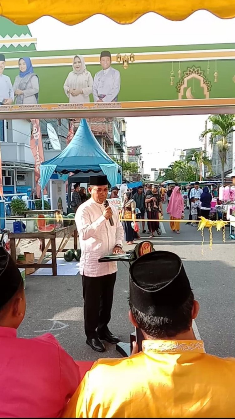 Sekda Rohil Buka Secara Resmi Pasar Ramadhan Tahun 2023
