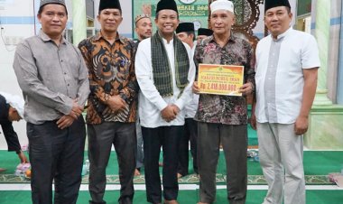 Berikan Bantuan Safari Ramadan, Wakil Bupati Turun ke Bagan Sinembah