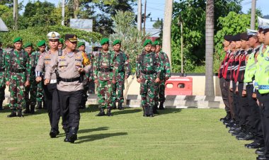 Kapolres Lampung Barat Pimpin Apel Gelar Pasukan Operasi Ketupat 2023