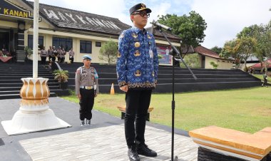 Polres Way Kanan Apel Gelar Pasukan Operasi Ketupat 2023