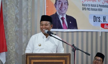 Hadiri Halal Bi Halal DPD PKS Rokan Hilir, Wakil Bupati Rohil Katakan Ini...