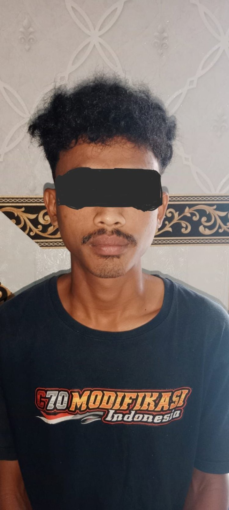 Seorang Pemuda Diamankan Sat Res Narkoba Polres Lambar