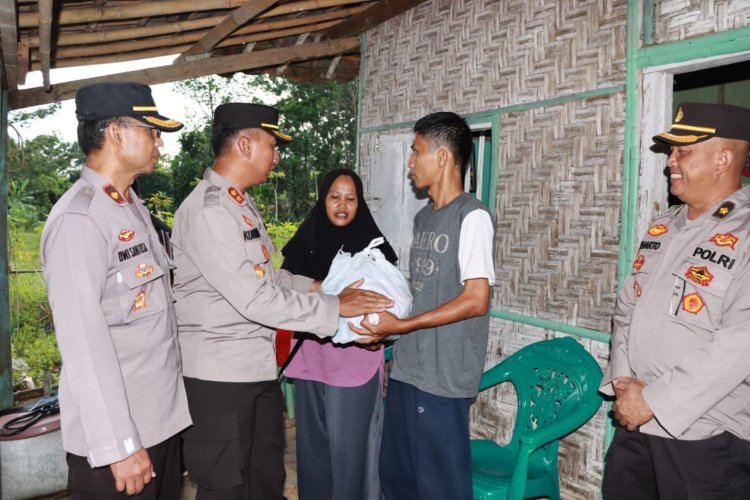 Polres Lampung Utara Gelar Bantuan Kemanusiaan Untuk Negeri dan Berbagi Berkah Ramadhan