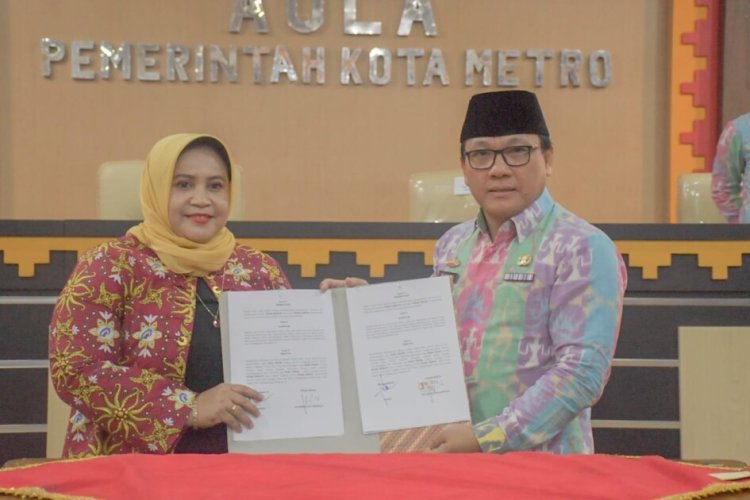 Pengembangan Manajemen, Pemkot Metro Lakukan MoU Dengan BPKP Provinsi Lampung