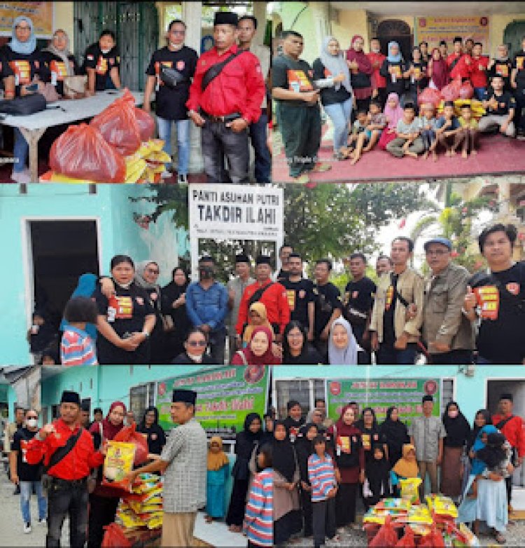 DPP SPKN Berbagi Kasih di 2 Panti Asuhan, Beri Sembako dan Uang