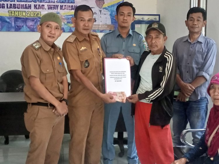 Pemerintah Kampung Labuhan Jaya Bagi BLT DD Tahap Pertama