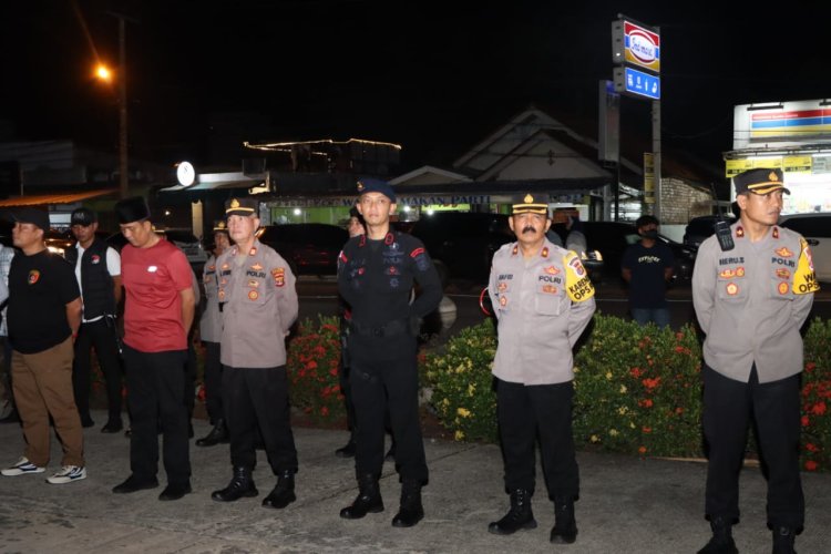 Kapolres Tubaba Pimpin Apel Gelar Pasukan Pengamanan Malam Takbiran