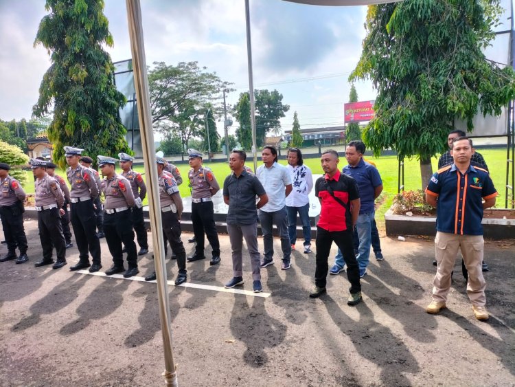 Hari ke-2 Lebaran Polres Lampung Timur Tetap Siaga Pengamanan