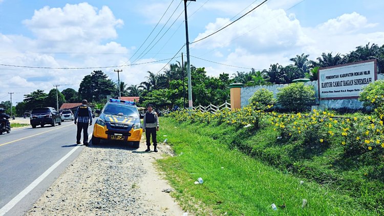 Polsek Bagan Sinembah Giat Patroli ke  Kantor Pemerintahan