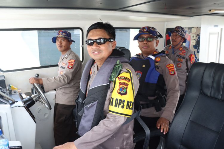 Pastikan Pengamanan Libur Lebaran Aman, Kapolres Lamtim Tinjau Lokasi Wisata