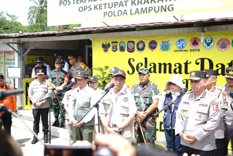 Menko PMK dan Kabaharkam Polri, Didampingi Kapolda Lampung Pantau Arus Balik