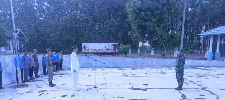 Pemerintahan Kecamatan Gunung Labuhan Peringati HUT Kabupaten Way Kanan ke-24 Tahun 2023