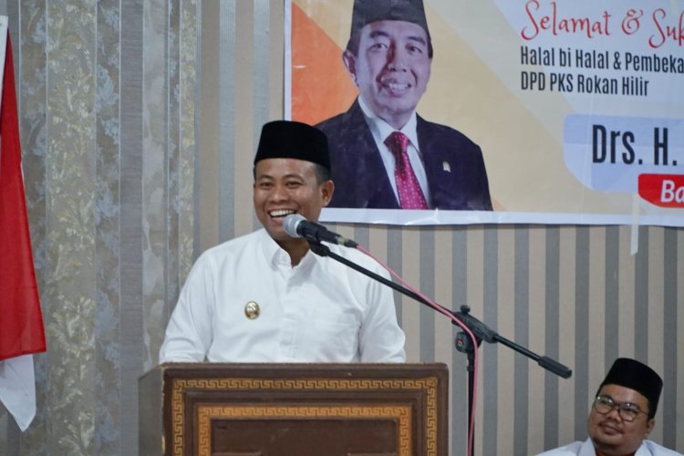 Hadiri Halal Bi Halal DPD PKS Rokan Hilir, Wakil Bupati Rohil Katakan Ini...