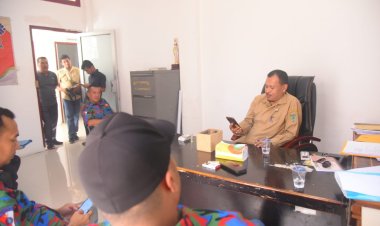 Pengurus Baru SPTI SPSI Rohil Serahkan Berkas Munaslub ke Dinasker