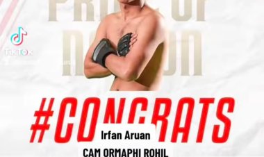 Disiarkan Live di ANTV, Bupati Ajak Masyarakat Rohil Dukung Atlet MMA di Semi Final