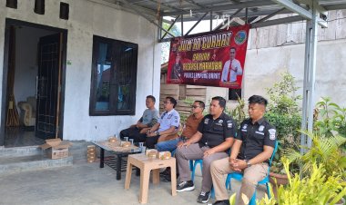 "Jum'at Curhat" Polres Lampung Barat Jadikan Polri Berada di Tengah - Tengah Masyarakat