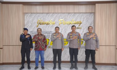 Wakapolda Lampung Sambut Kedatangan Tim Divhumas Polri Gelar FGD Kontra Radikalisme
