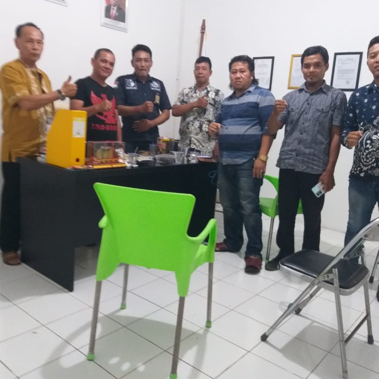 Momen Idul Fitri 1444 H Media Informasi Network, LSM Galak, BPAN Sambangi DPW SPI Provinsi Lampung