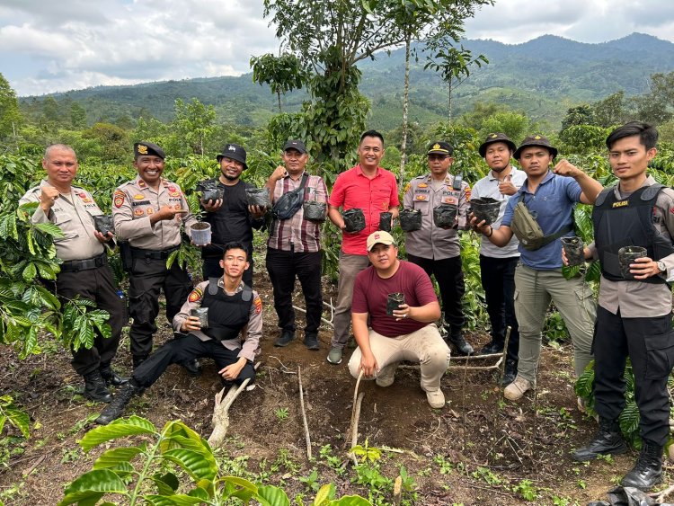 Polres Lampung Barat Berhasil Ungkap Ladang Ganja di Wilayah Provinsi Sumsel