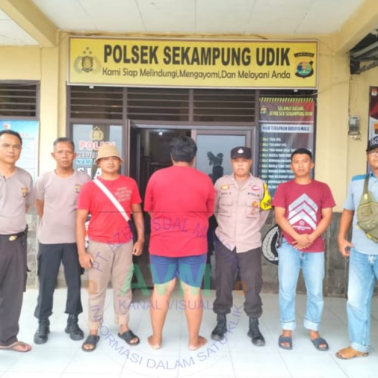Seorang Pria Ditangkap Polisi Setelah Lakukan Pencurian di PT APS Lamtim