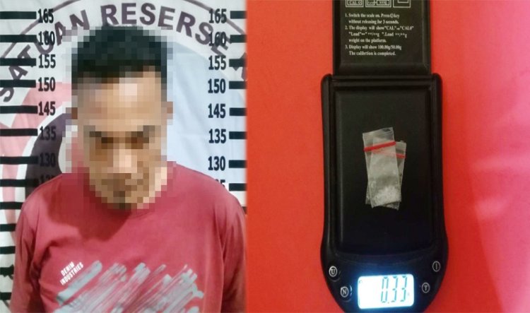 Satresnarkoba Polres Tuba Tangkap Seorang Pria Saat Akan Transaksi Narkotika