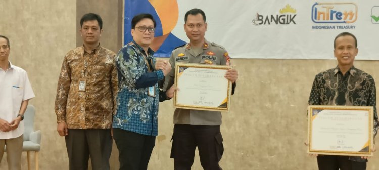 Polres Lampung Timur Terima Penghargaan dari KPPN Metro