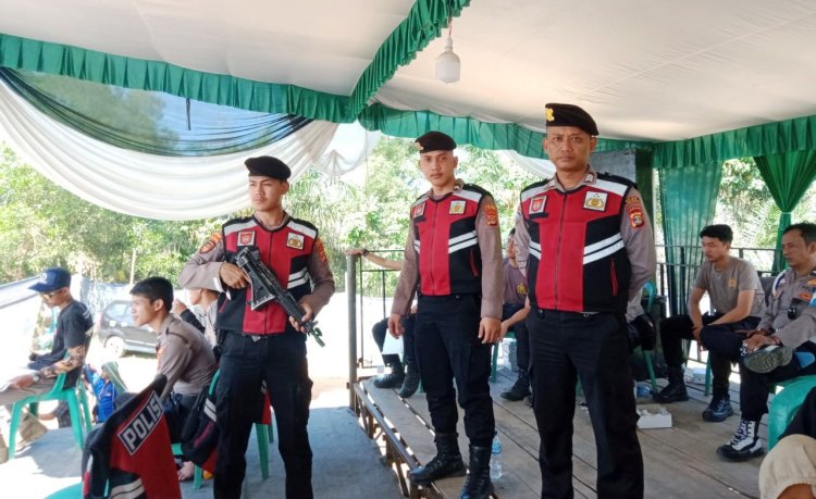 Samapta Polres Tuba Gelar Patroli Presisi di Dua Lokasi Berbeda