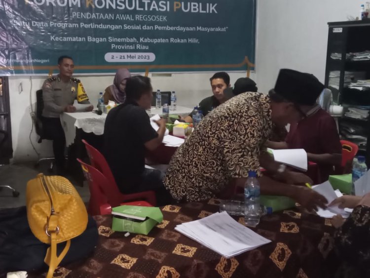 Forum Konsultasi Publik Adakan Pendataan Ulang, Masyarakat Penerima Bantuan Sosial di Kepenghuluan