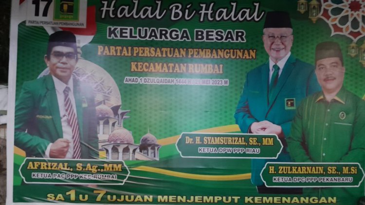 PAC Partai PPP Gelar Halal Bihalal Bersama Masyarakat, Jalin Silaturahmi