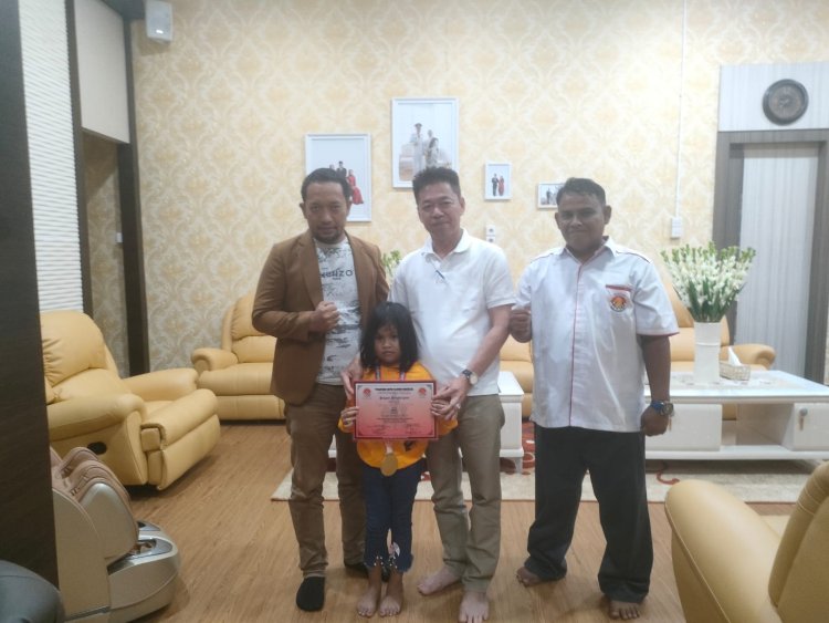 Bocah Tujuh Tahun Asal Bagan Batu Harumkan Nama Rohil Tingkat Nasional