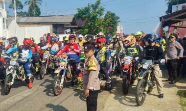 Sinergitas TNI-Polri, Polres Lambar dan Kodim 0422/Lb Laksanakan Touring Sekaligus Patroli