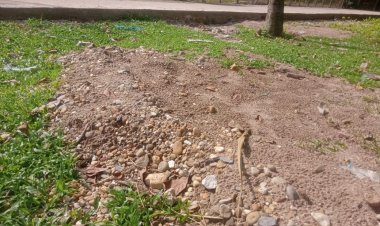 Bangunan Semenisasi Jalan Desa Pulau Kulur Diduga Tak SNI