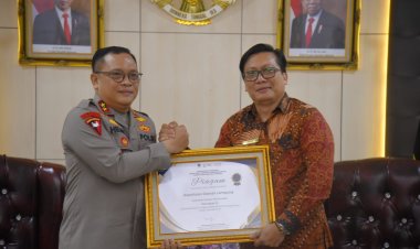 Kapolda Lampung Terima Audiensi Kepala Kanwil Ditjen Perbendaharaan Kemenkeu Provinsi Lampung
