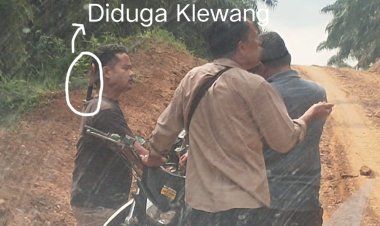 Waow.. Ada Sajam Menghadang Saat Tim Kuasa Hukum Desa Alim Hendak Kuasai Lahan