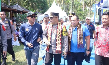 Kapolda Lampung Hadiri Pembukaan Word Surf League (WSL) Qs : 5000 Krui Pro 2023