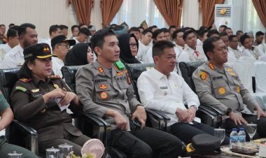Kapolda Beserta Gubernur Launcing Polisi RW Jajaran Polda Riau di Hadiri Bupati Rohil