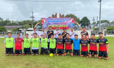 Meriahkan Hari Bhayangkara ke - 77, Polres Lampung Barat Gelar Turnamen Futsal Kapolres Cup