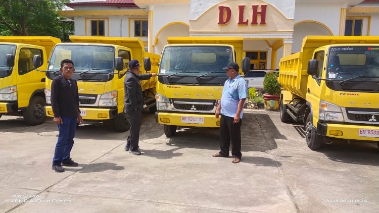 Dapat Tambahan 5 Unit Dump Truck, Suwandi Berharap Dapat Tingkatkan Kebersihan Kota