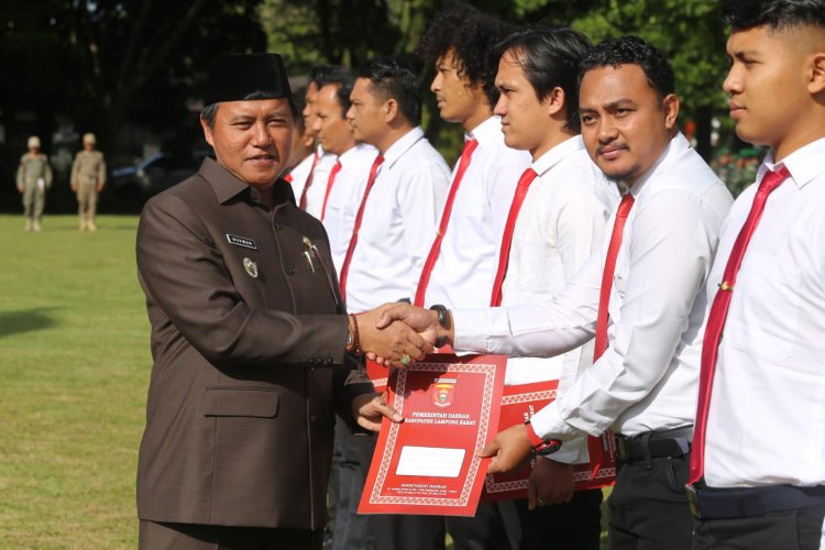 Polres Lambar Terima Penghargaan Atas Keberhasilan Ungkap Kasus Pembunuhan Anak