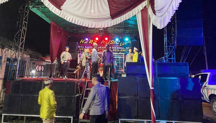 Polres Tuba Tertibkan 2 Lokasi Pesta yang Lampaui Batas Waktu Izin Keramaian