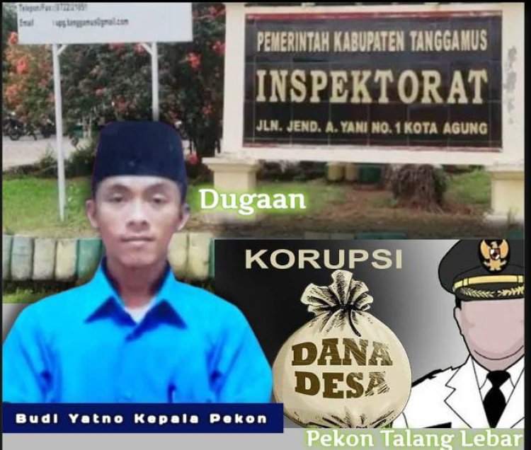 Gustam : Pertengahan Bulan Ini Kami Akan Periksa Pekon Talang Lebar