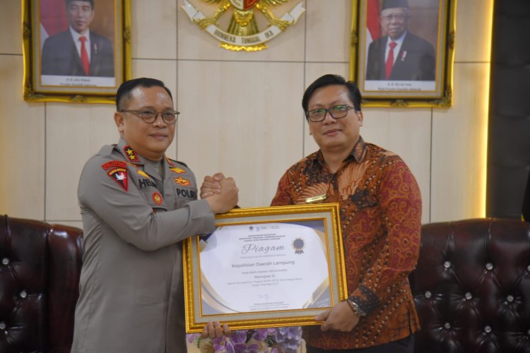 Kapolda Lampung Terima Audiensi Kepala Kanwil Ditjen Perbendaharaan Kemenkeu Provinsi Lampung