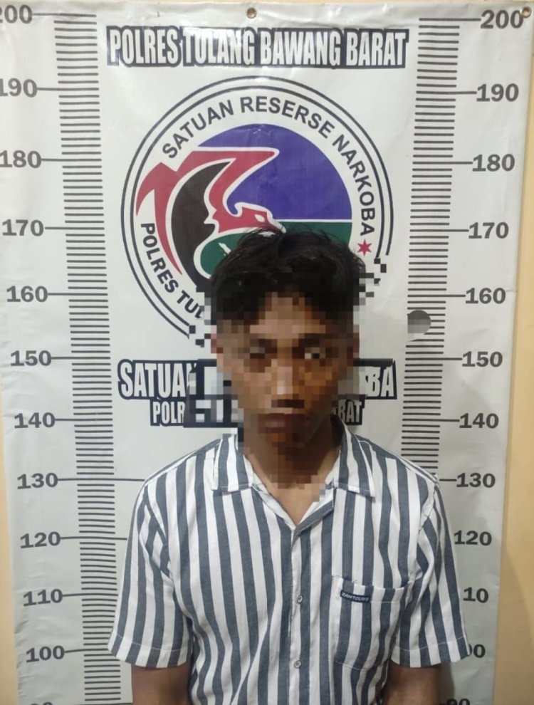 Polisi Ringkus Terduga Pemakai Sabu di Tiyuh Margo Mulyo